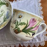 Déjeuner (tasse/sous tasse) porcelaine anglaise