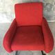 Vintage armchair red fabric - the Redoubt XXI century