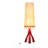 Space age floor lamp with tripod base (Germany, 1970s).