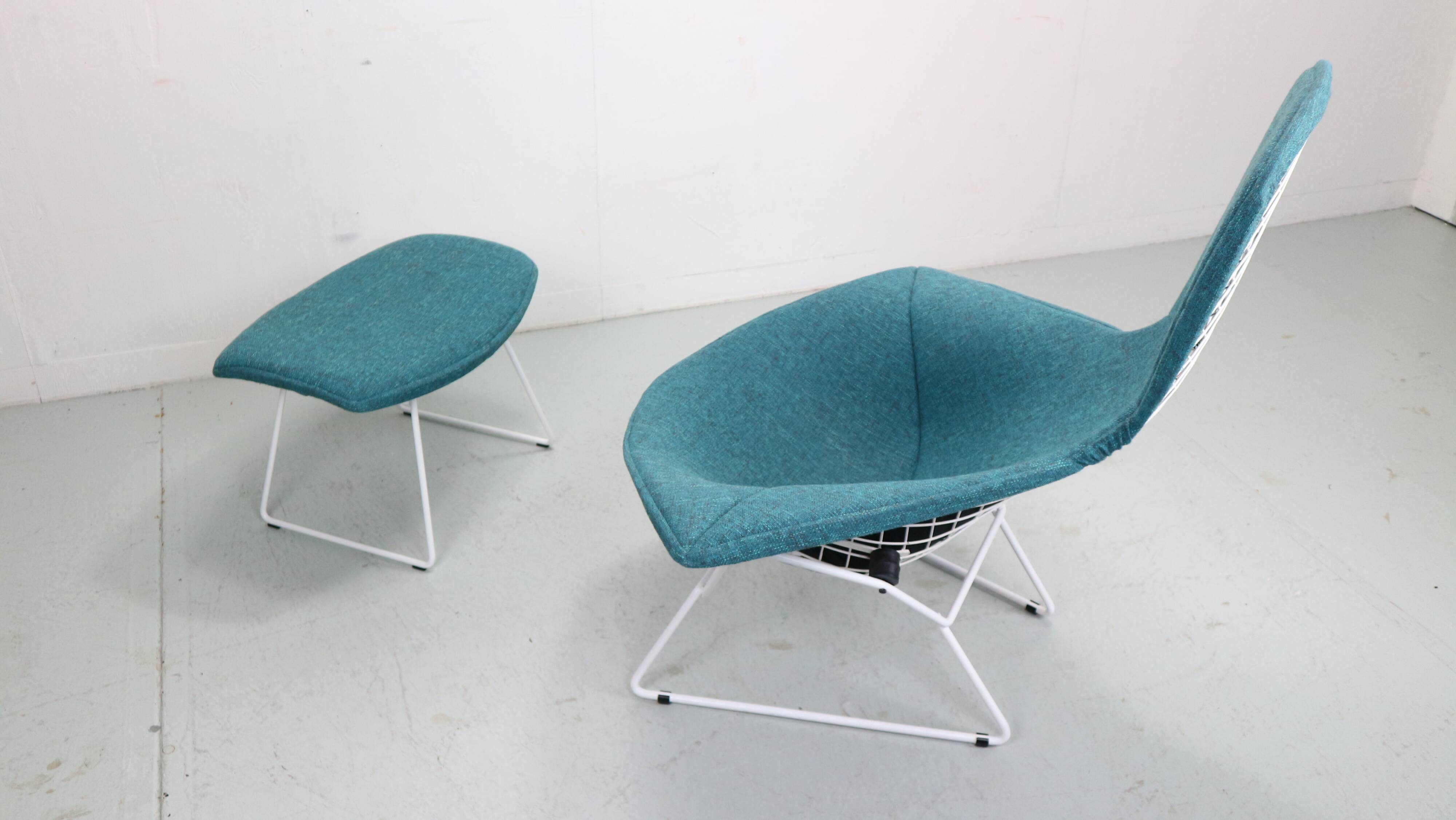 Harry Bertoia for Knoll International Bird Chair and Ottoman