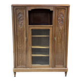 Art Deco Walnut Office Cabinet