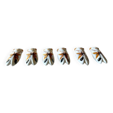Set of 6 old Louis Sicard knife holders
