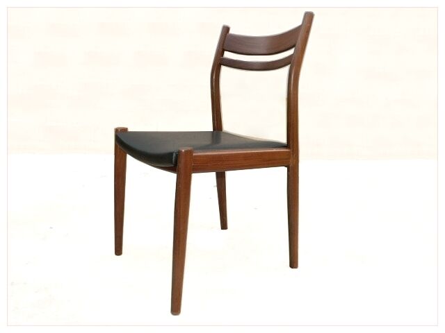Vintage Scandinavian rosewood chairs 1960s