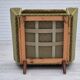 Fauteuil danois à dossier haut de georg thams, revêtement original, velours vert, bois de teck.