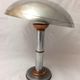 Lampe en chrome 1930 double patine art deco metal doré et cuivre