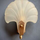 Frosted glass shell wall lamps