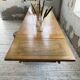 Table en chêne 3m 1950 avec ses allonges