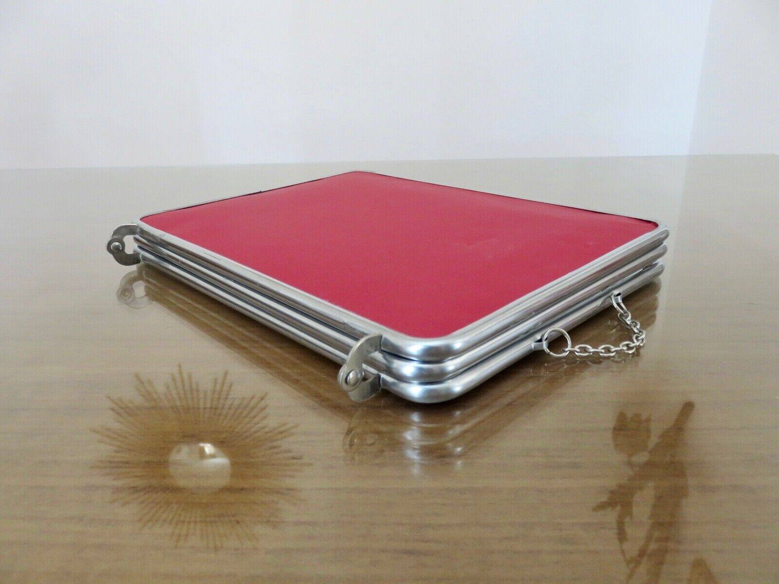 Triptych barber mirror from the 50s and 60s