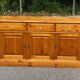 Large English display cabinet in solid wood, 20th century, 155cm
