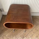 Table basse - d'appoint bois courbé  chrome