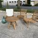 Lot de 3 fauteuils rotin Wengler