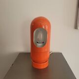 Vintage culbuto lamp in orange metal 1970s.