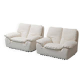 Pair of Bonheur armchairs by Ammannati and Giampiero Vitelli for Brunati, 1970s, vintage