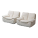 Pair of Bonheur armchairs by Ammannati and Giampiero Vitelli for Brunati, 1970s, vintage