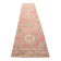 3x12 Pale Red Cream Soft Wool Vintage Runner Rug
