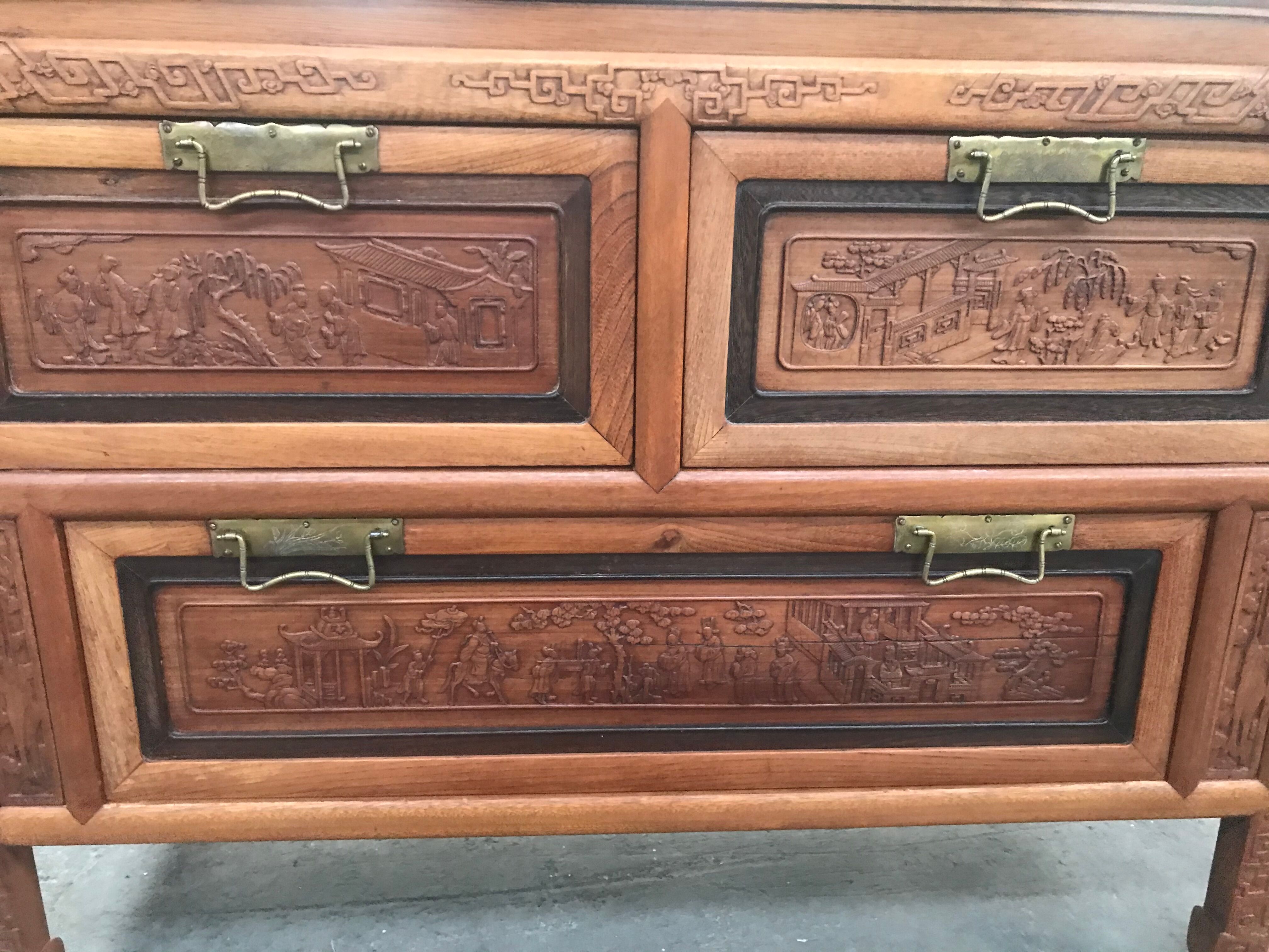 Chinese  Indonesian chest of drawers