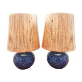 Pair of vintage ceramic lamp