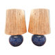 Pair of vintage ceramic lamp