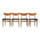 Set of four chairs, Danish design, 1970s, production: Denmark