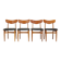 Set of four chairs, Danish design, 1970s, production: Denmark