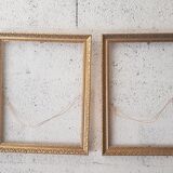Duo of golden frames