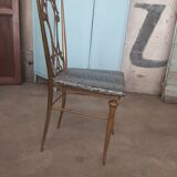 Old brass chair