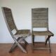 Chaises de jardin vintage