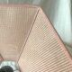 Suspension en cannage vintage - corde rose