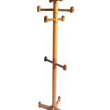 Vintage coat stand in pinewood Denmark 1960s
