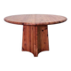 Glostrup solid pine, round / oval dining table, 1970s