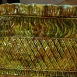 Pot cover pattern flowers in volume slip