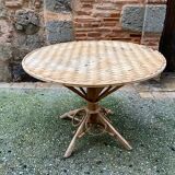 Round chestnut table