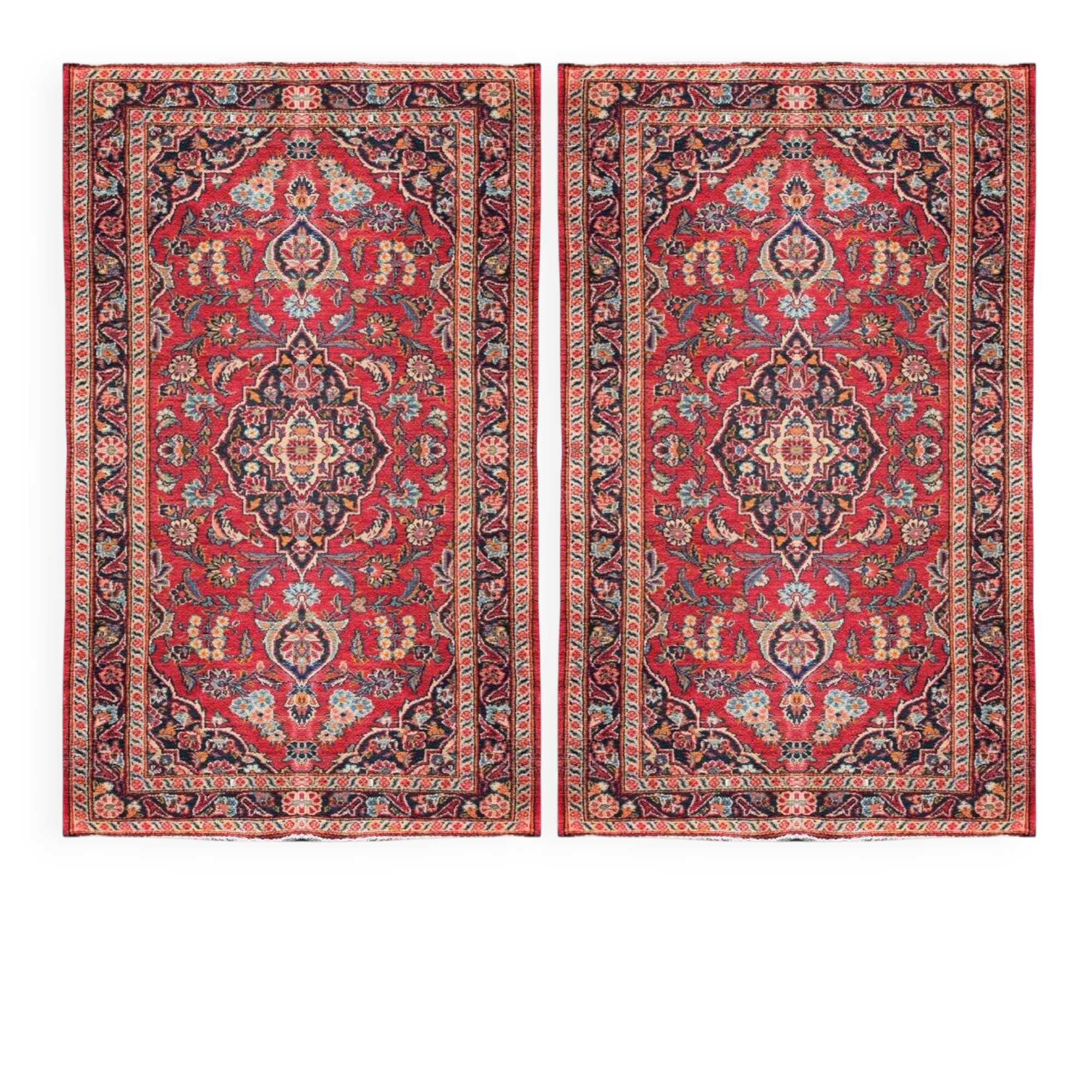 Oriental carpet Iran Kashan (pair) 0.70 x 1.40 metres