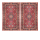 Oriental carpet Iran Kashan (pair) 0.70 x 1.40 metres
