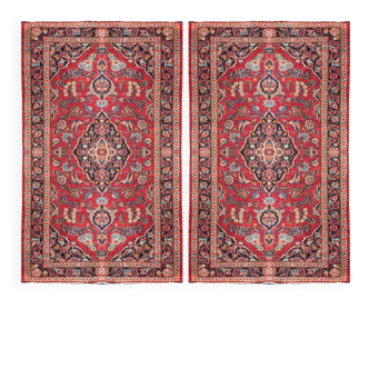 Oriental carpet Iran Kashan (pair) 0.70 x 1.40 metres