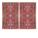 Oriental carpet Iran Kashan (pair) 0.70 x 1.40 metres