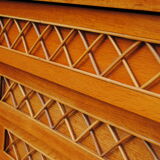 Cabinet rattan vintage year 60