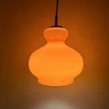 Vintage Peill & Putzler hanging lamp, ceiling lamp orange, space age