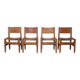 Set of 4 Vintage chairs by W. Biermann Arte Sano - 1960