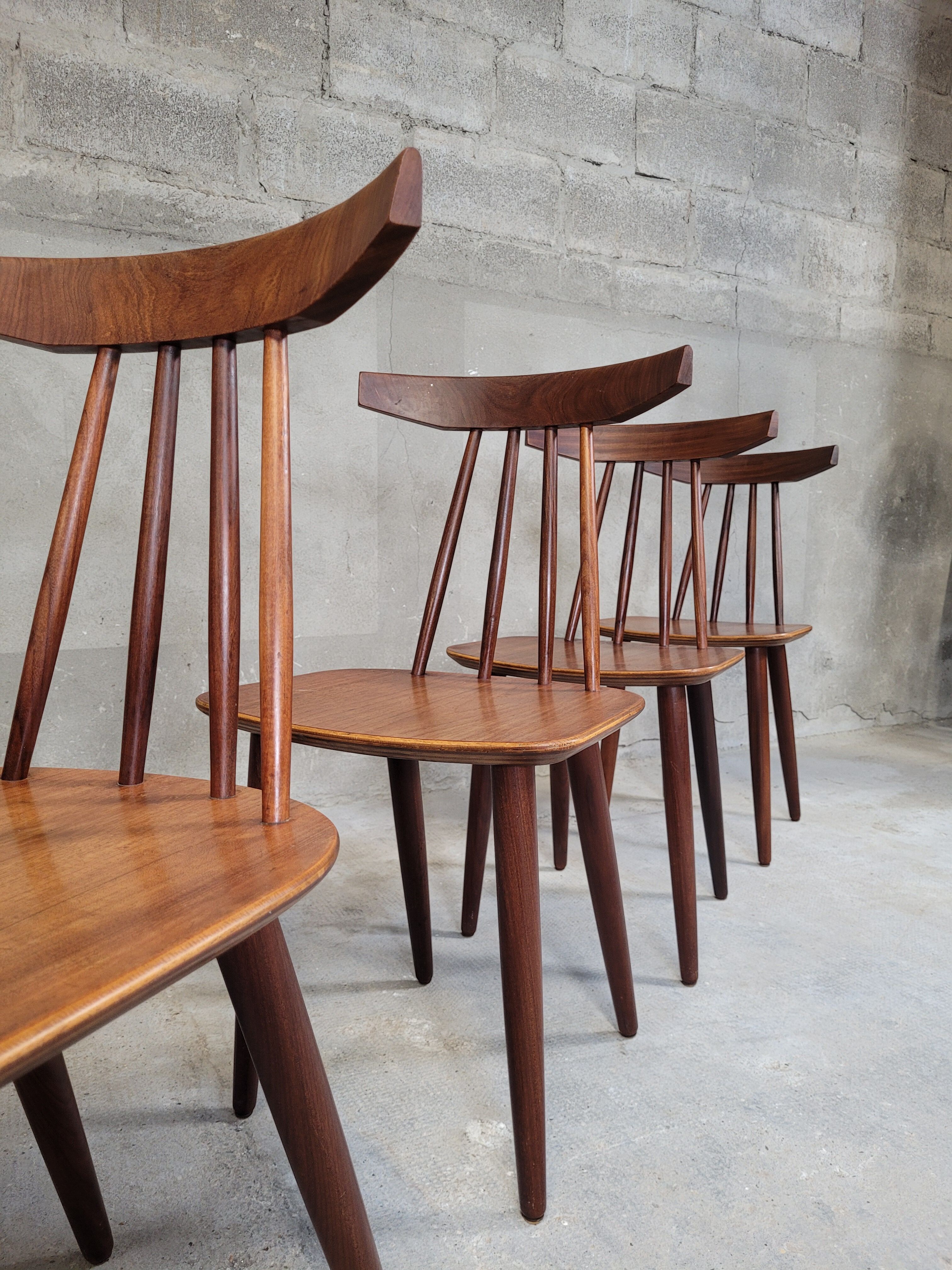 Chairs Poul Volther Denmark 1960