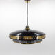 Space Age Metal Pendant by LUDIB Bratislava, Czechoslovakia, 1960's