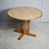 Charlotte Perriand (selection of ) for Les Arcs, pine table, France, circa 1960