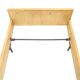 Single bed frame in ash, 1950s.