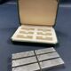 Complete set of 6 vintage metal menu holders 1960-1970