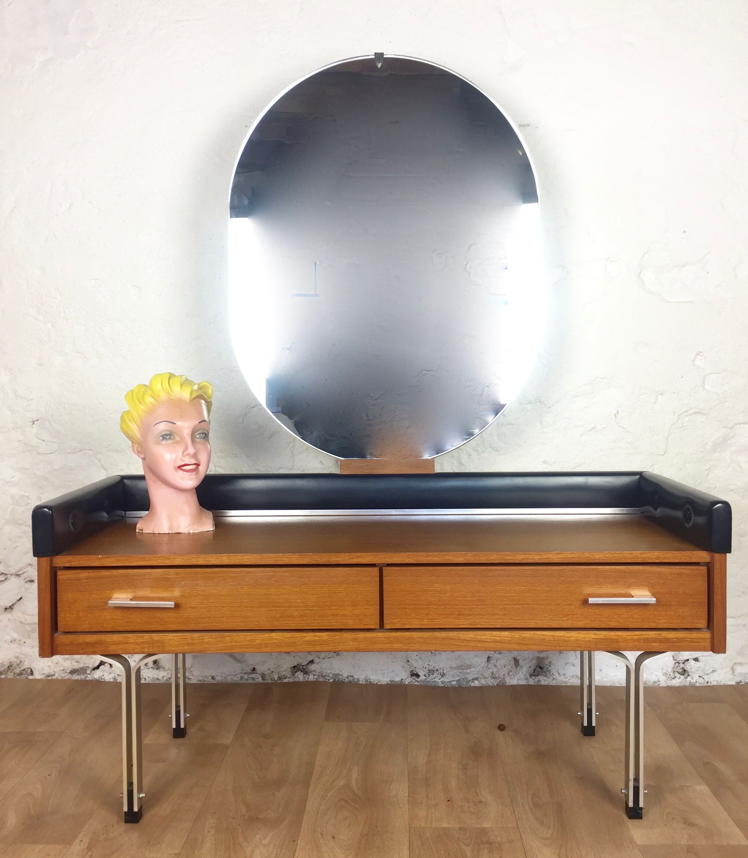 Coiffeuse enfilade de type scandinave années 70