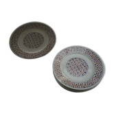 Set de 12 assiettes plates KG Lunéville