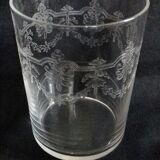 Lot de 5 verres gravés