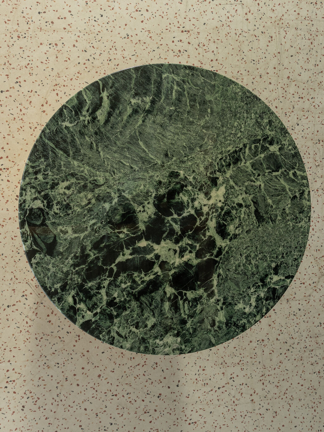 Marble dining table, ø 105 cm