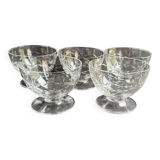 5 Wine glasses – Daum Nancy France