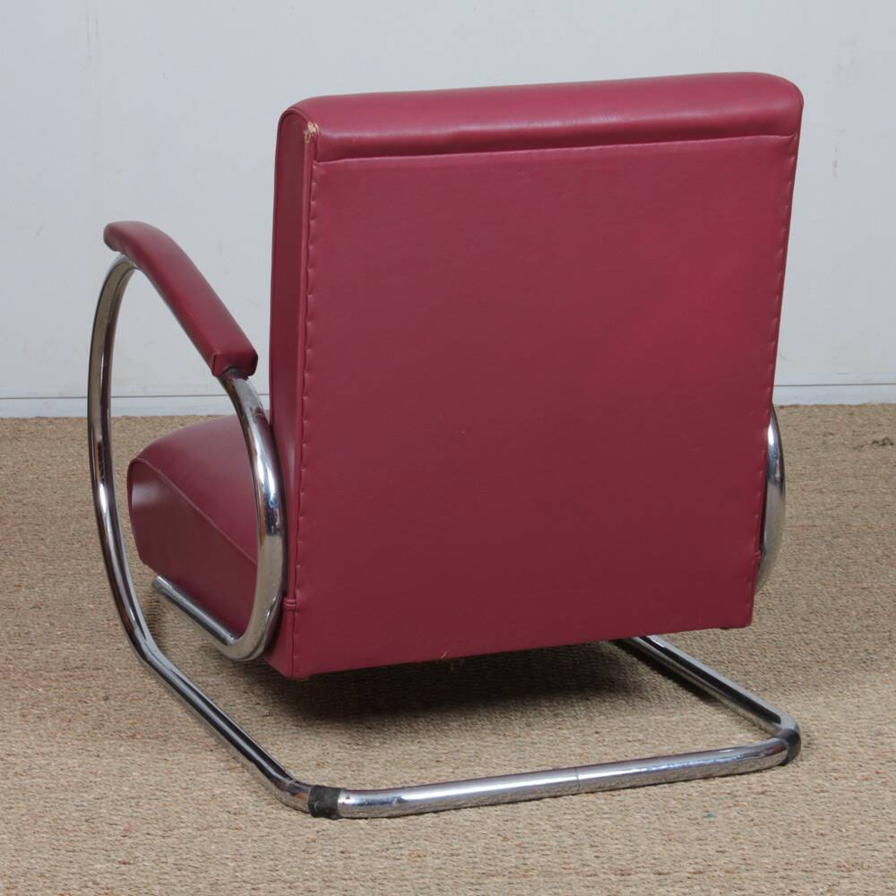 Tubular armchair from the 1960s